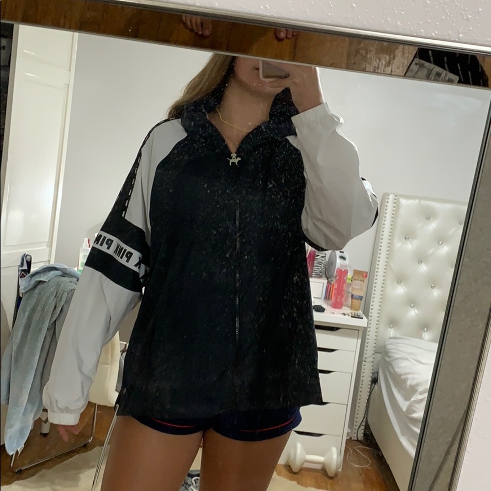 Pink windbreaker